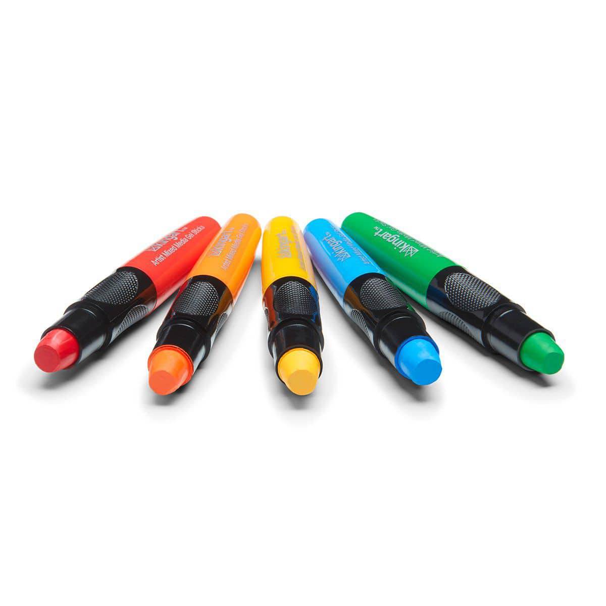 Mixed Media Gel Stick Crayons - 24 Colors